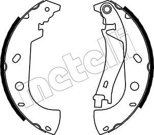 Set saboti frana METELLI 53-0075