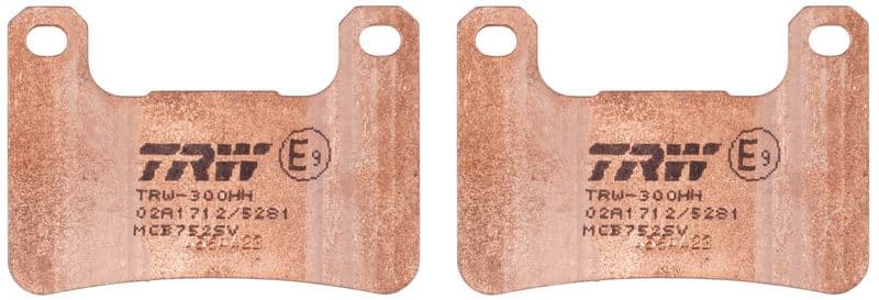 set placute frana,frana disc TRW Sinter Street MCB752SV
