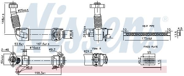 Radiator, recirculare gaze de esapament NISSENS 989280