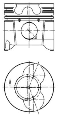 Piston KOLBENSCHMIDT 99879601