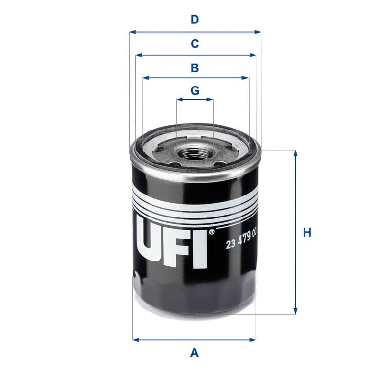 Filtru ulei UFI 23.479.00