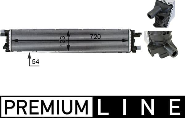Radiator temperatura scazuta, intercooler MAHLE BEHR *** PREMIUM LINE *** CIR 1 000P