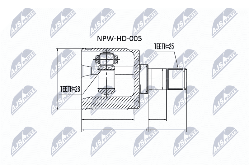 Set articulatie, planetara NTY NPW-HD-005