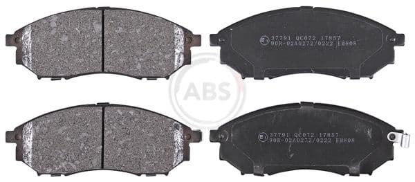 set placute frana,frana disc ABS 37791