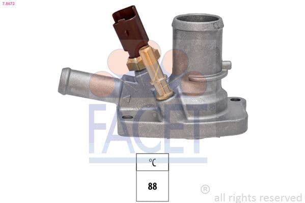 termostat,lichid racire FACET Made in Italy - OE Equivalent 7.8672