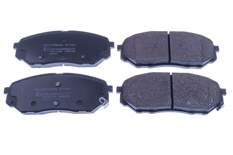 set placute frana,frana disc DENCKERMANN B111531
