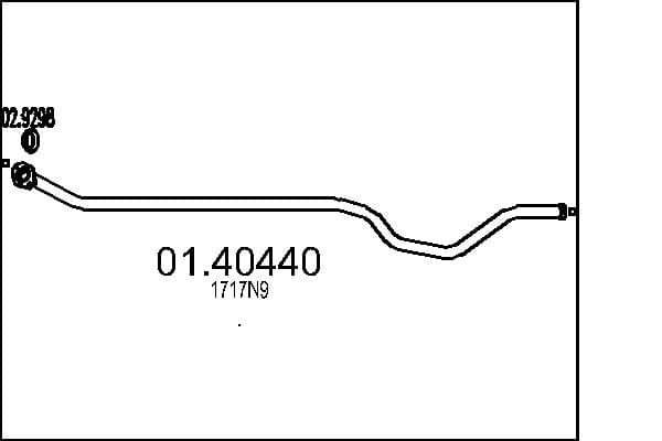 Racord evacuare MTS 01.40440