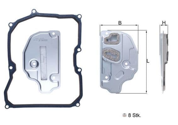 Filtru hidraulic, cutie de viteze automata MAHLE HX 150KIT
