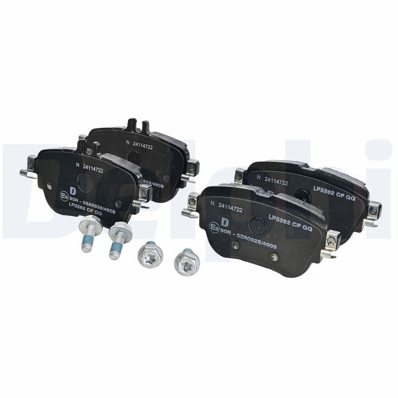 set placute frana,frana disc DELPHI LP3262