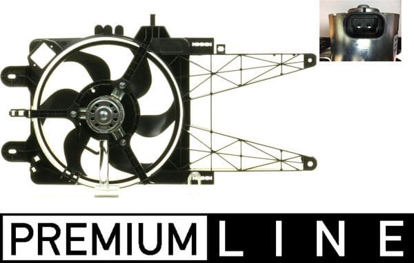 Ventilator, radiator MAHLE BEHR *** PREMIUM LINE *** CFF 300 000P