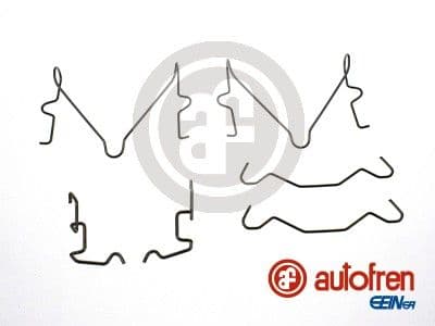 Set accesorii, placute frana AUTOFREN SEINSA D43075A