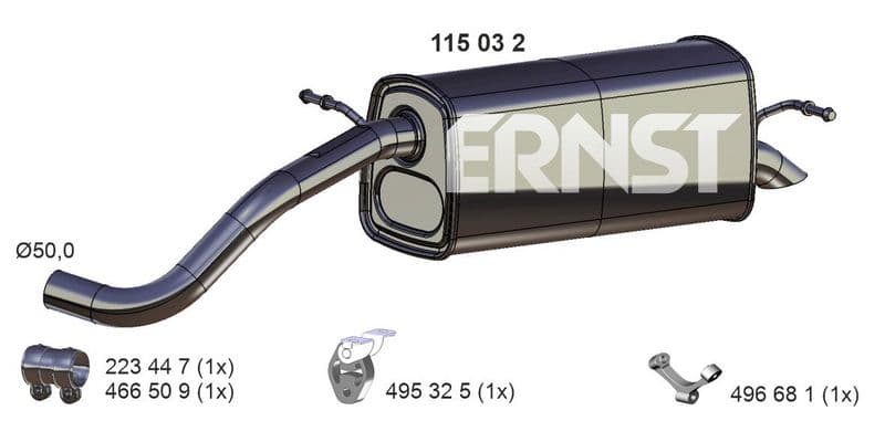 Toba esapament finala ERNST 115032