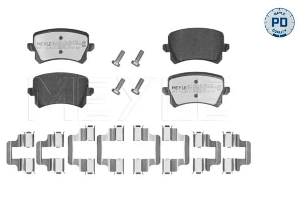 set placute frana,frana disc MEYLE -PD: Advanced performance and design. 025 244 8317/PD