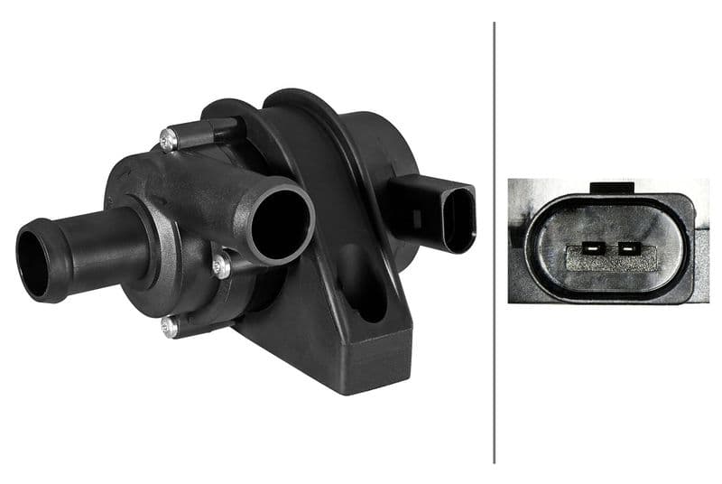 Pompă de apă suplimentară (circuitul apei de răcire) HELLA 8TW 358 304-561