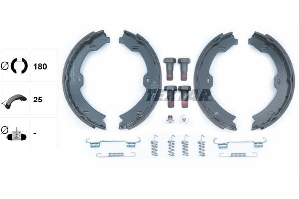 Set saboti frana, frana de mana TEXTAR 91067000