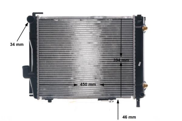 Radiator, racire motor MAHLE BEHR CR 257 000S