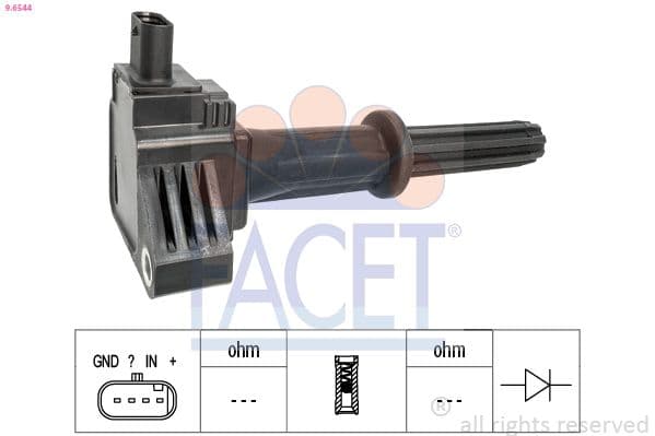 bobina de inductie FACET OE Equivalent 9.6544