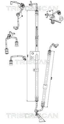 Furtun hidraulic, sistem de directie TRISCAN 8516 23012