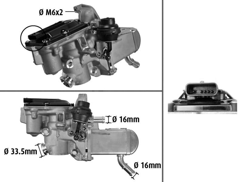 Modul-EGR VALEO ORIGINAL PART 700433