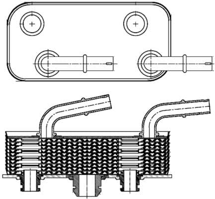 Radiator racire ulei, cutie de viteze automata MAHLE BEHR CLC 180 000S