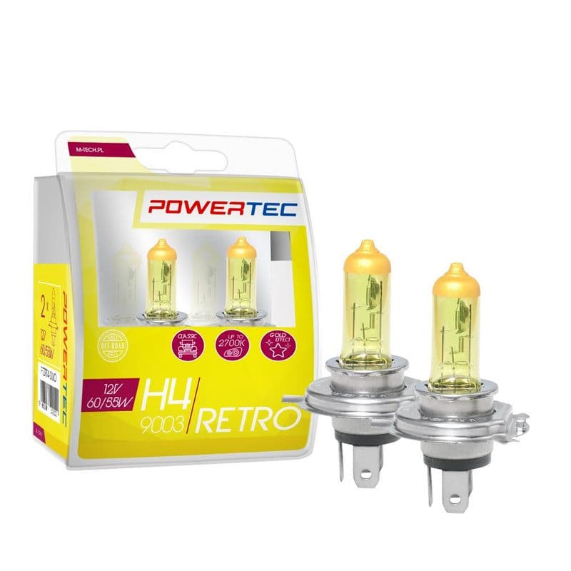 Bec, far faza lunga M-TECH Powertec Retro PTZRT4-DUO