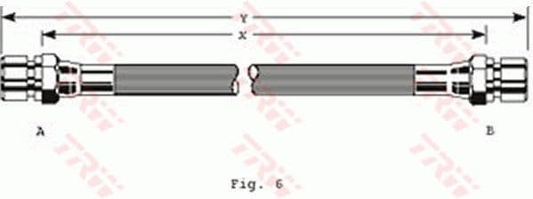 Furtun frana TRW PHA104