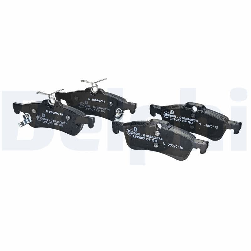 set placute frana,frana disc DELPHI LP2007