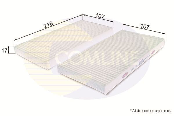 Filtru, aer habitaclu COMLINE EKF261
