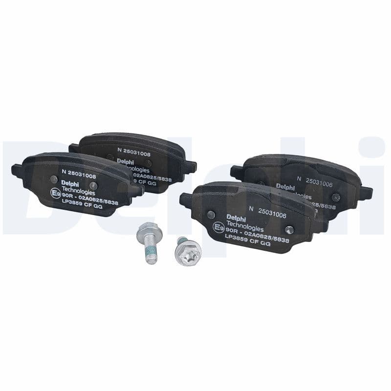 set placute frana,frana disc DELPHI LP3859