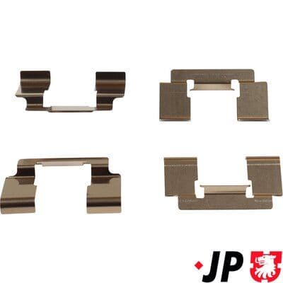 Set accesorii, placute frana JP Group JP 4364003510