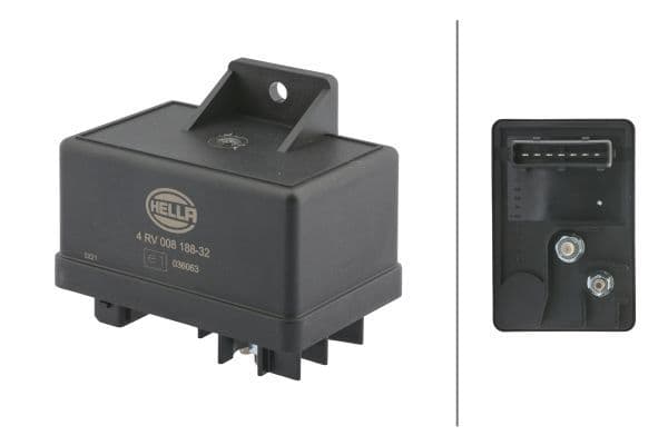 unitate de control,bujii incandescente HELLA 4RV 008 188-321