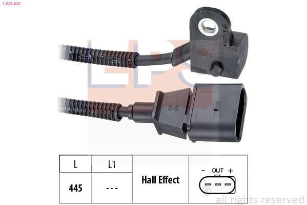 senzor,pozitie ax cu came EPS Made in Italy - OE Equivalent 1.953.422