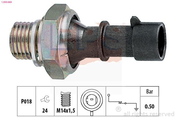 Senzor presiune ulei EPS Made in Italy - OE Equivalent 1.800.069