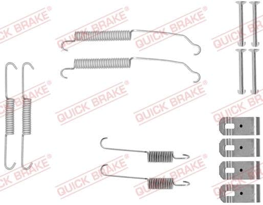 Set accesorii, sabot de frana QUICK BRAKE 105-0015