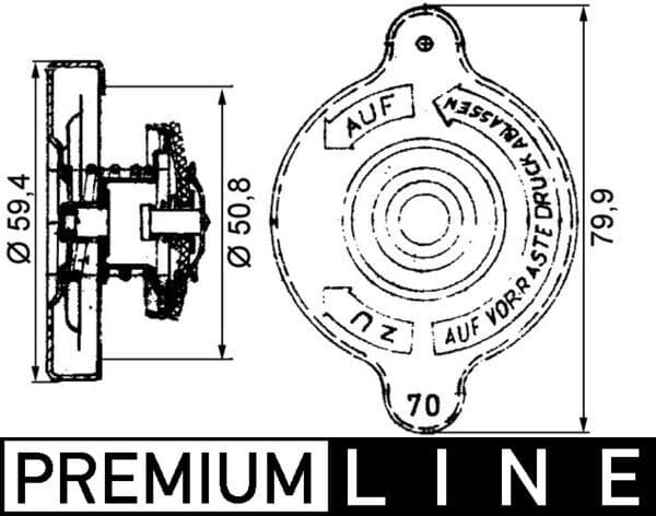 buson,radiator MAHLE BEHR *** PREMIUM LINE *** CRB 15 000P