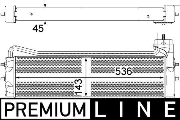 Radiator ulei, ulei motor MAHLE BEHR *** PREMIUM LINE *** CLC 110 000P