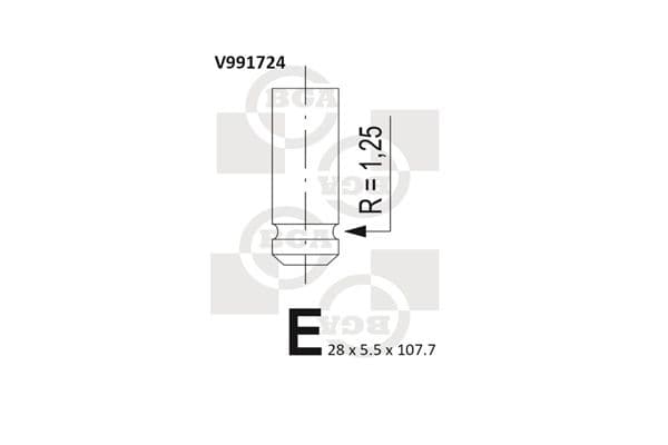 Supapa evacuare BGA V991724
