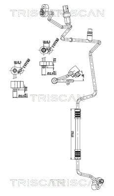 conducta presiune variabila,aer conditionat TRISCAN 9010 29003
