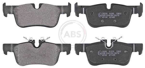 set placute frana,frana disc ABS 35030