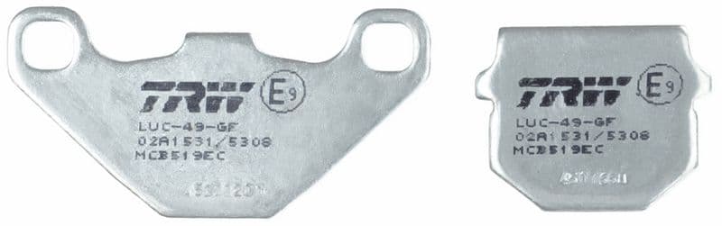 set placute frana,frana disc TRW Organic Eco MCB519EC
