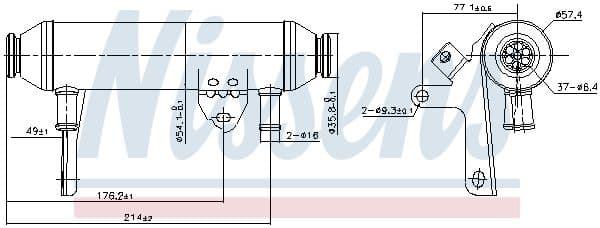 Radiator, recirculare gaze de esapament NISSENS 989292