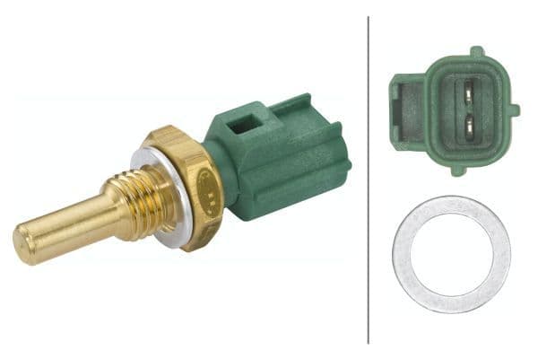 senzor,temperatura lichid de racire HELLA 6PT 009 107-481