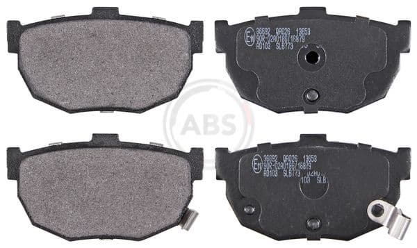 set placute frana,frana disc ABS 36692