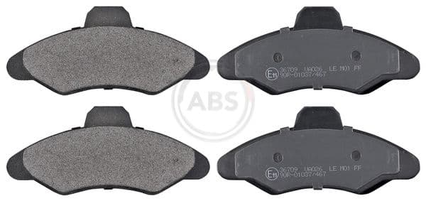 set placute frana,frana disc ABS 36709