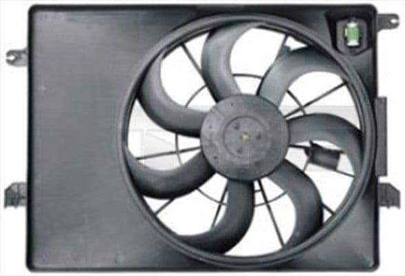 Ventilator, radiator TYC 817-0002