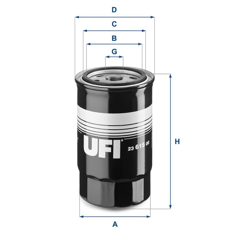 Filtru ulei UFI 23.615.00