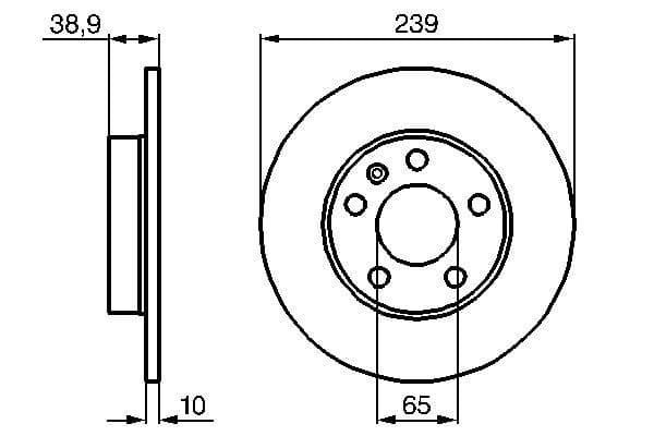 Disc frana BOSCH 0 986 478 894
