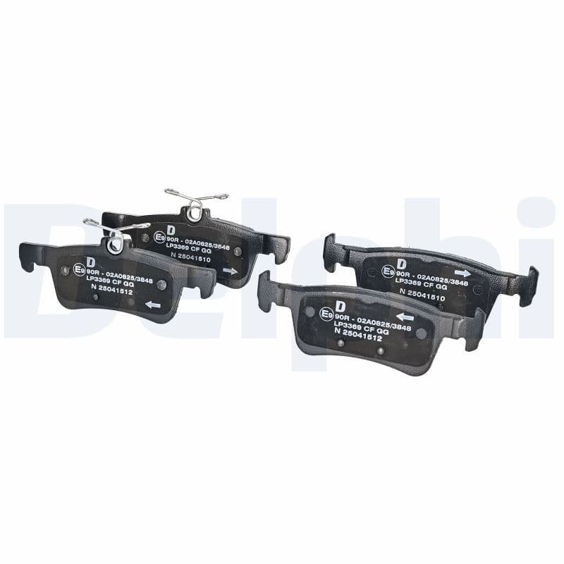 set placute frana,frana disc DELPHI LP3369