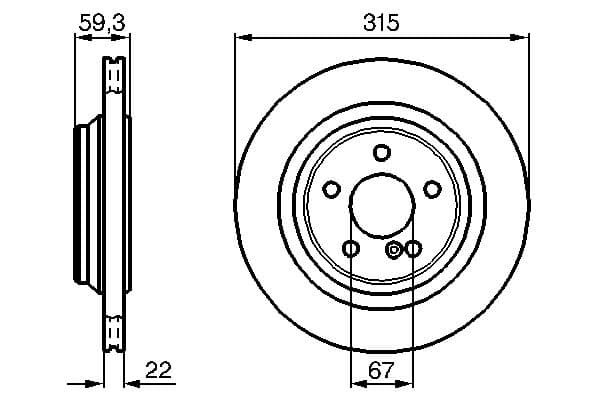 Disc frana BOSCH 0 986 478 966