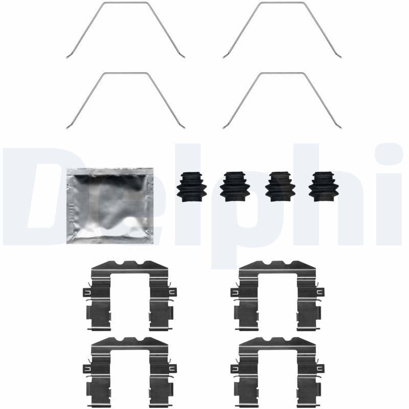 Set accesorii, placute frana DELPHI LX0705
